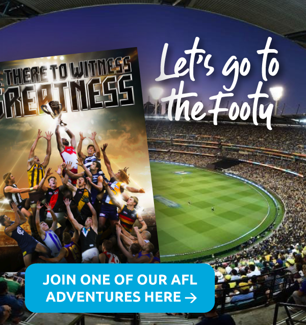 Let's go to the footy. Click here to see all matches on offer