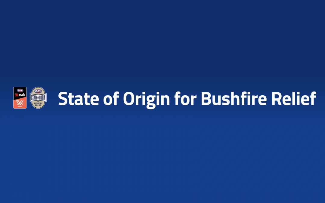 AFL State of Origin Bushfire Relief